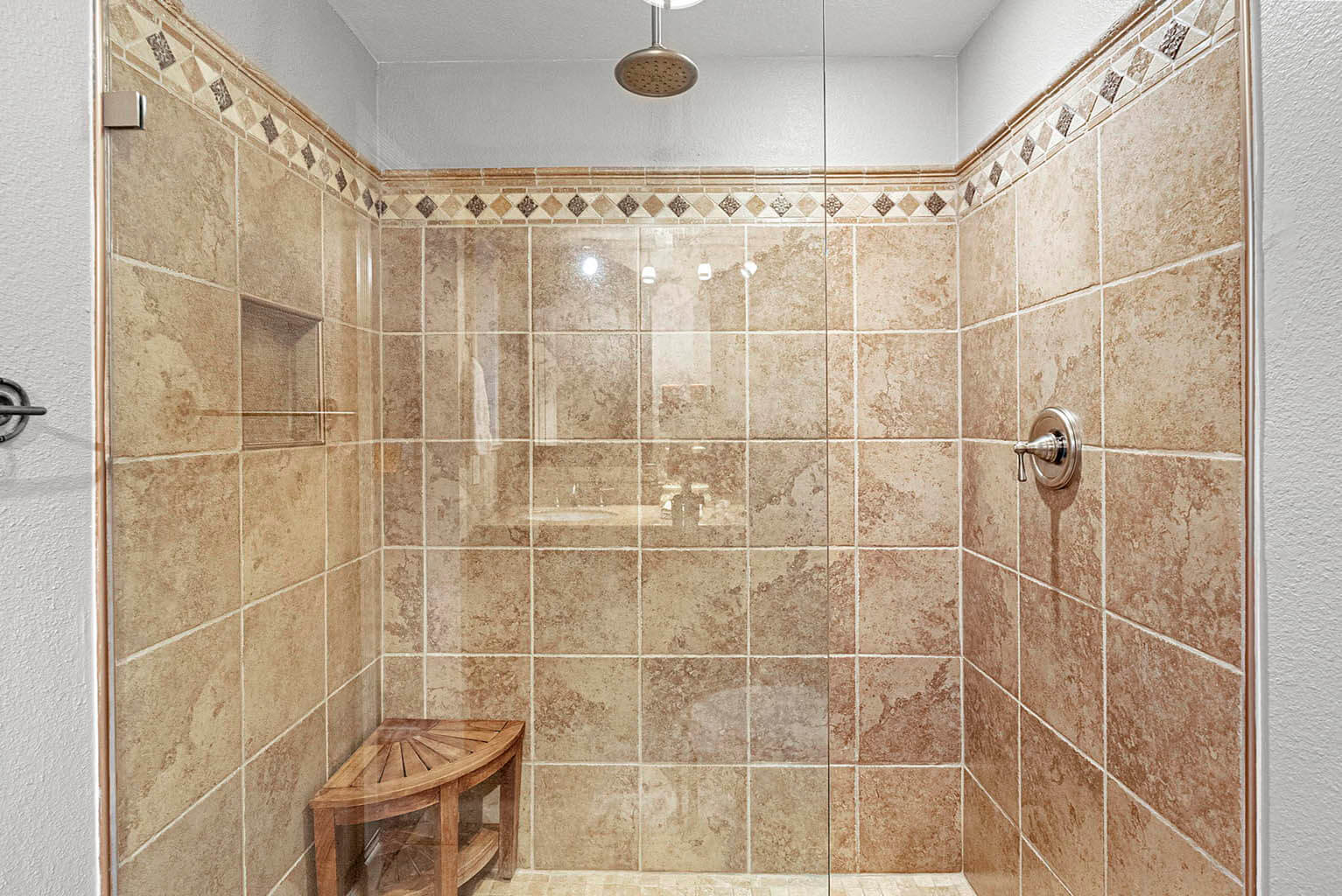 Primary bathroom with shower