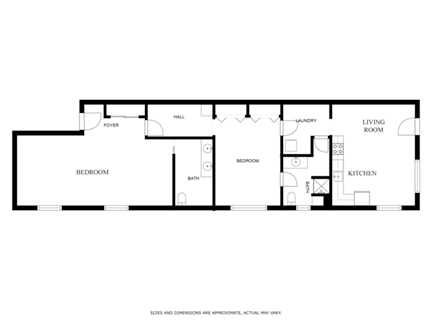 Caretaker's apartment floorplan