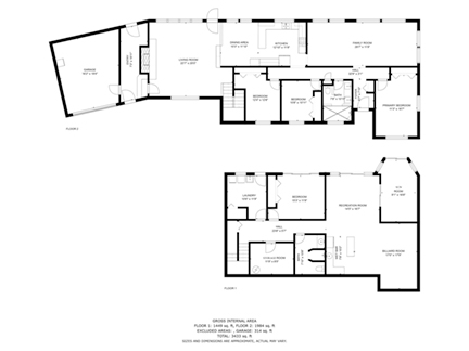 Main House floorplan